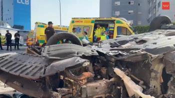 Ha ocurrido en la calle Grecia y hay 3 heridos de distinta gravedad