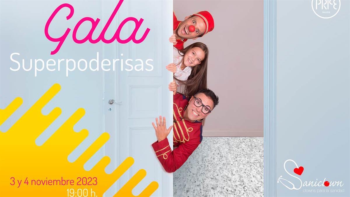 Saniclown, Asociación Nacional de Payasos de Hospital, celebra el viernes 3 y sábado 4 de noviembre a las 19hrs su ya tradicional Gala solidaria en el Teatro Circo Price de Madrid