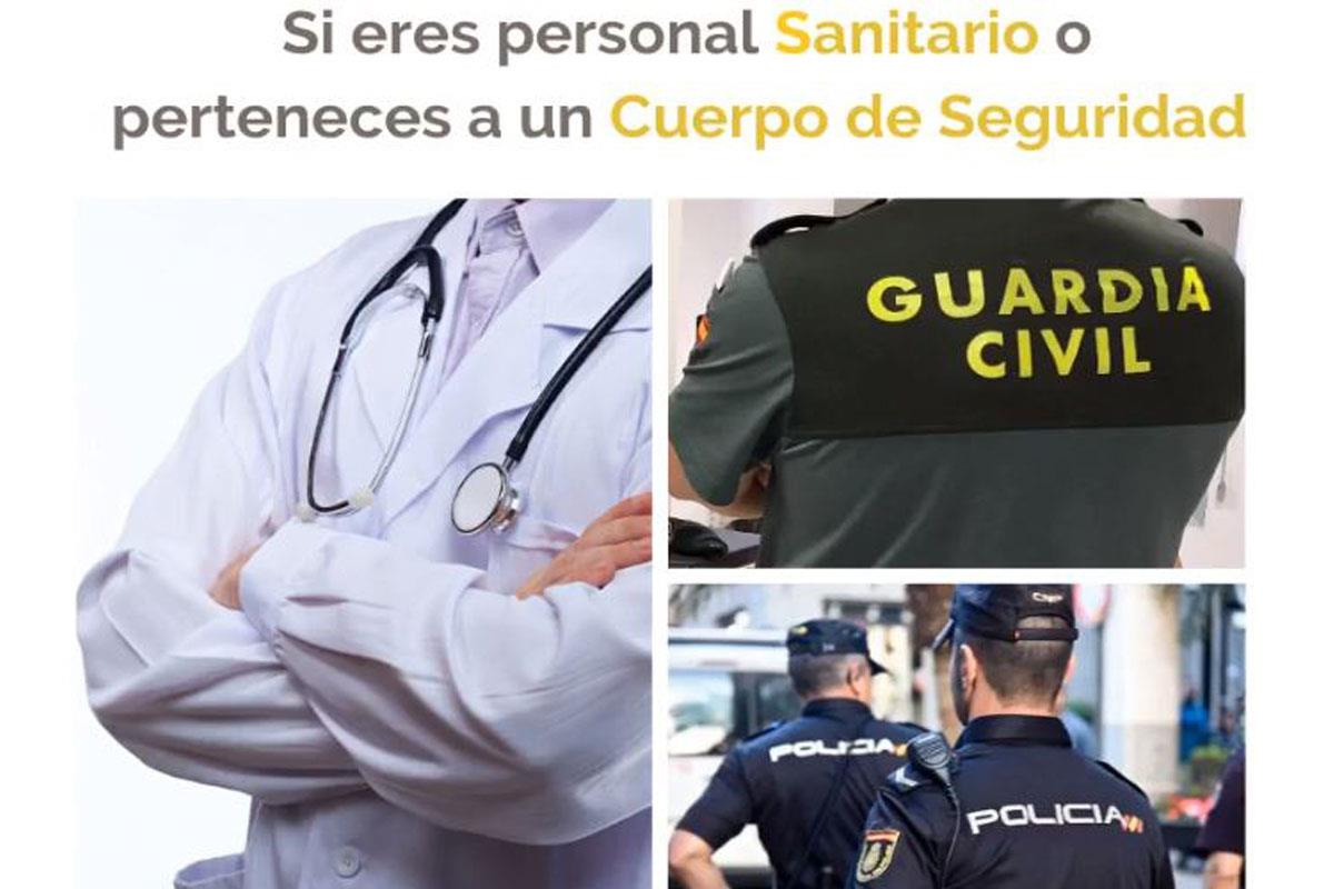 La promoción estará disponible hasta el 30 de mayo presentando la acreditación de pertenencia al colectivo