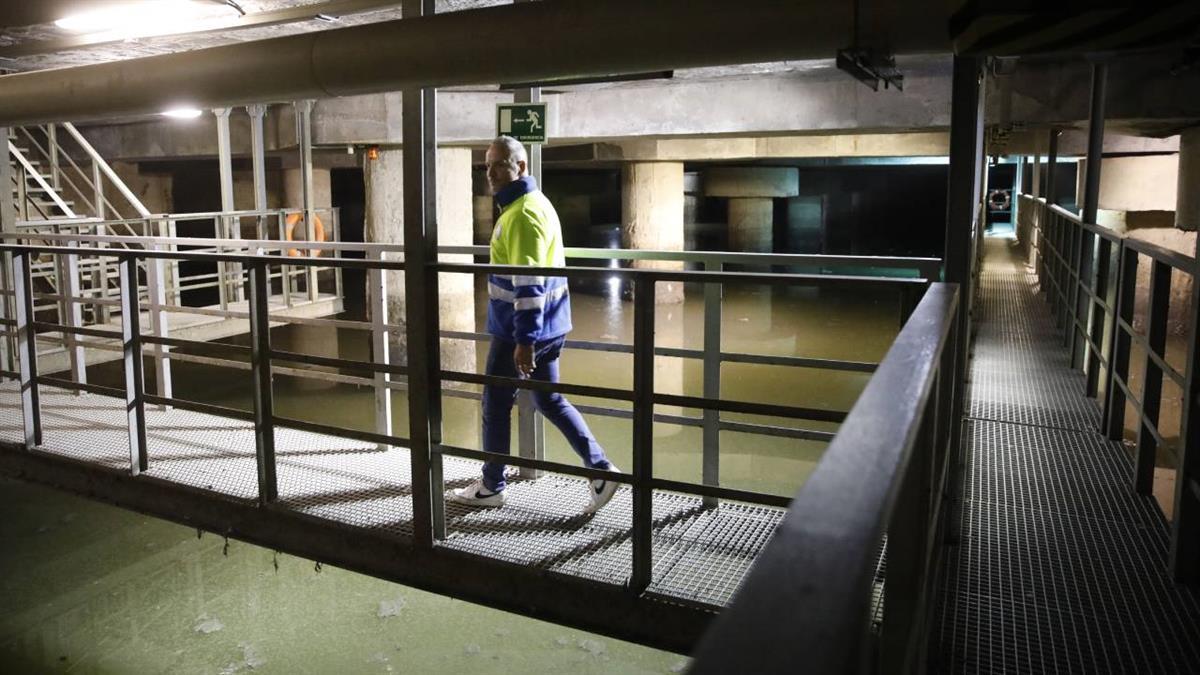 Esta instalación municipal es clave para la mejora de la calidad del agua y la seguridad del Manzanares