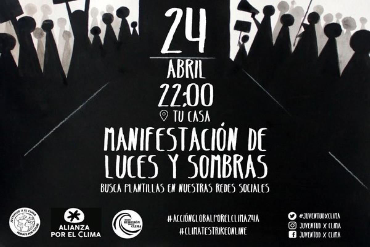 Solo necesitas una plantilla y una linterna para participar en la 'Manifestación de luces y sombras'