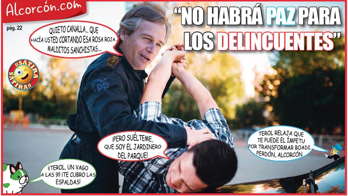 El candidato a la alcaldía de Alcorcón habla para Televisión Digital de Madrid sobre la seguridad del municipio