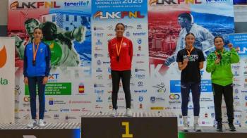 Tres vecinos se subieron al podio en la gran final de la Liga Nacional