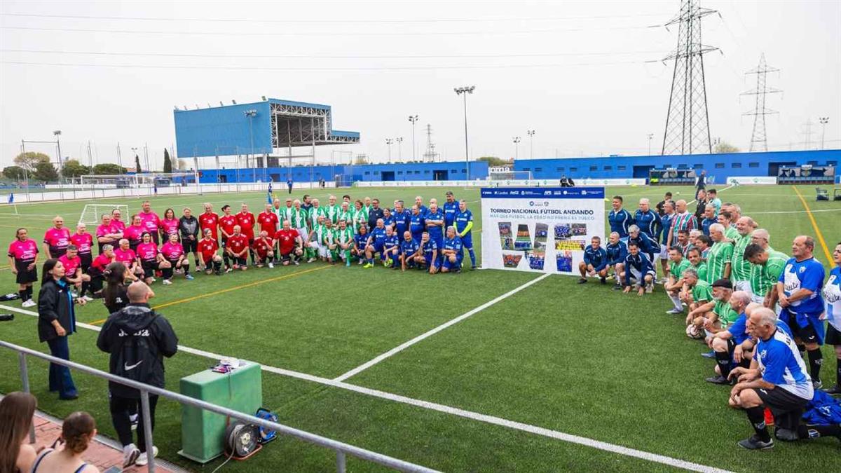 La entidad celebró su primer Torneo Nacional de Walking Football