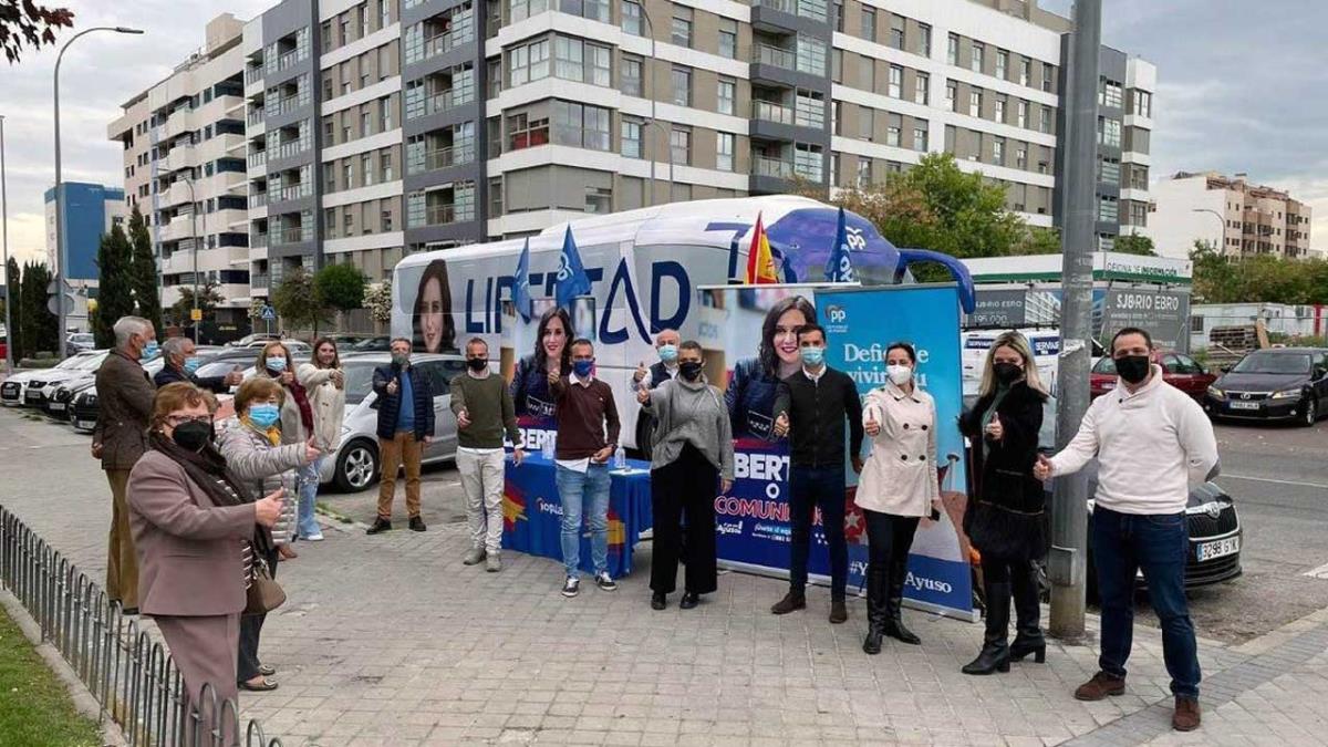 El municipio se ha volcado en la campaña electoral de la presidenta de la Comunidad de Madrid