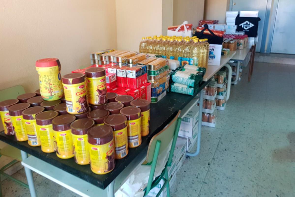 Leganés ha sido uno de los puntos de reparto de los empleados y sus familias