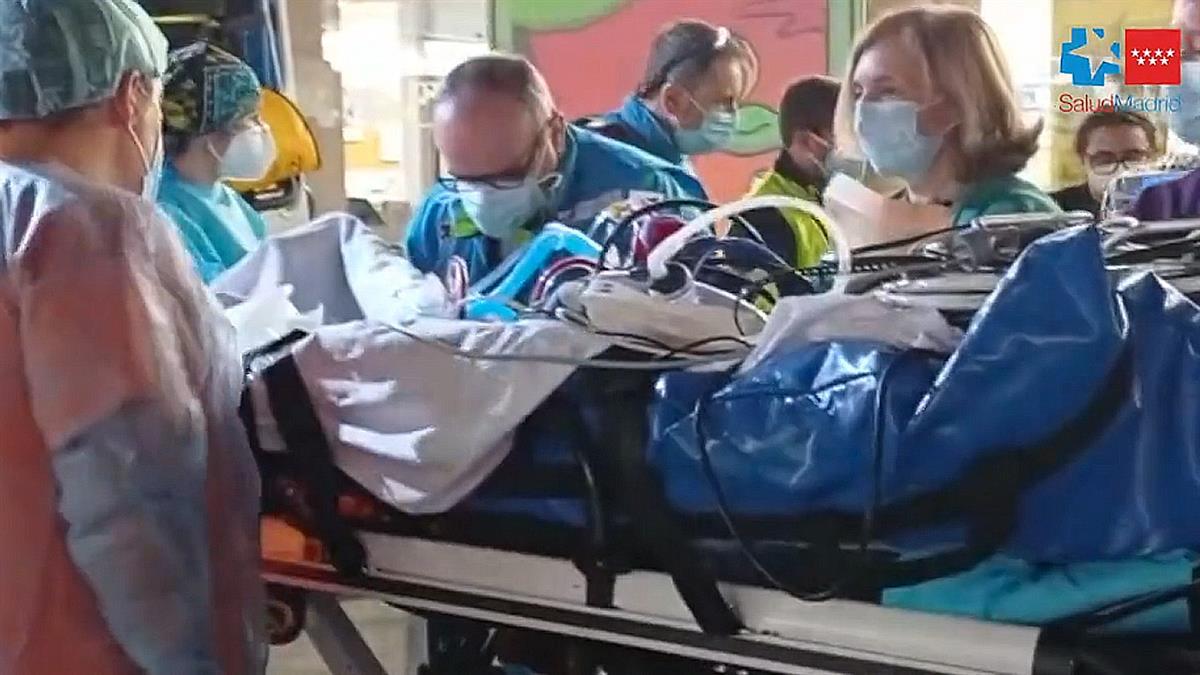 Los sanitarios han empleado al técnica extracorpórea ECMO