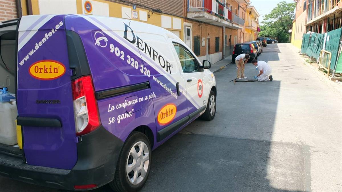 Para el control antivectorial en la red de saneamiento