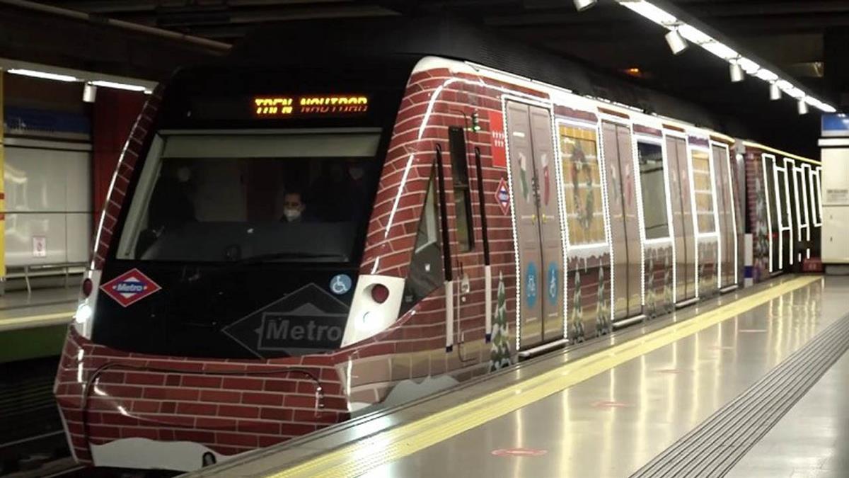 La Comunidad de Madrid ya ha puesto en marcha el tren que circulará hasta el día de reyes