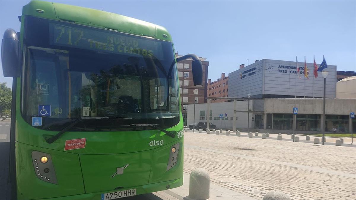Tres Cantos estrena una nueva línea urbana de autobús