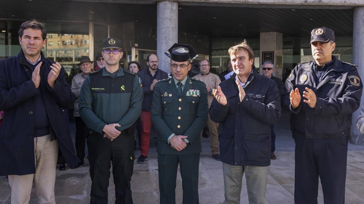 Al acto ha asistido el teniente coronel Carlos Caro de la Comandancia de Madrid 