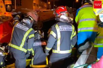 En total cinco ocupantes sufrieron heridas en el accidente de tráfico que tuvo lugar en la A-42