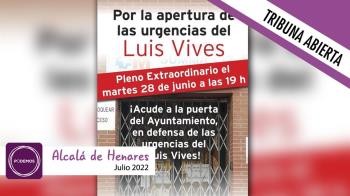 Tras el cierre de las urgencias del Luís Vives por motivo de la pandemia, se anuncia su cierre definitivo