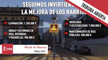 Seguimos mejorando los barrios de Alcalá 