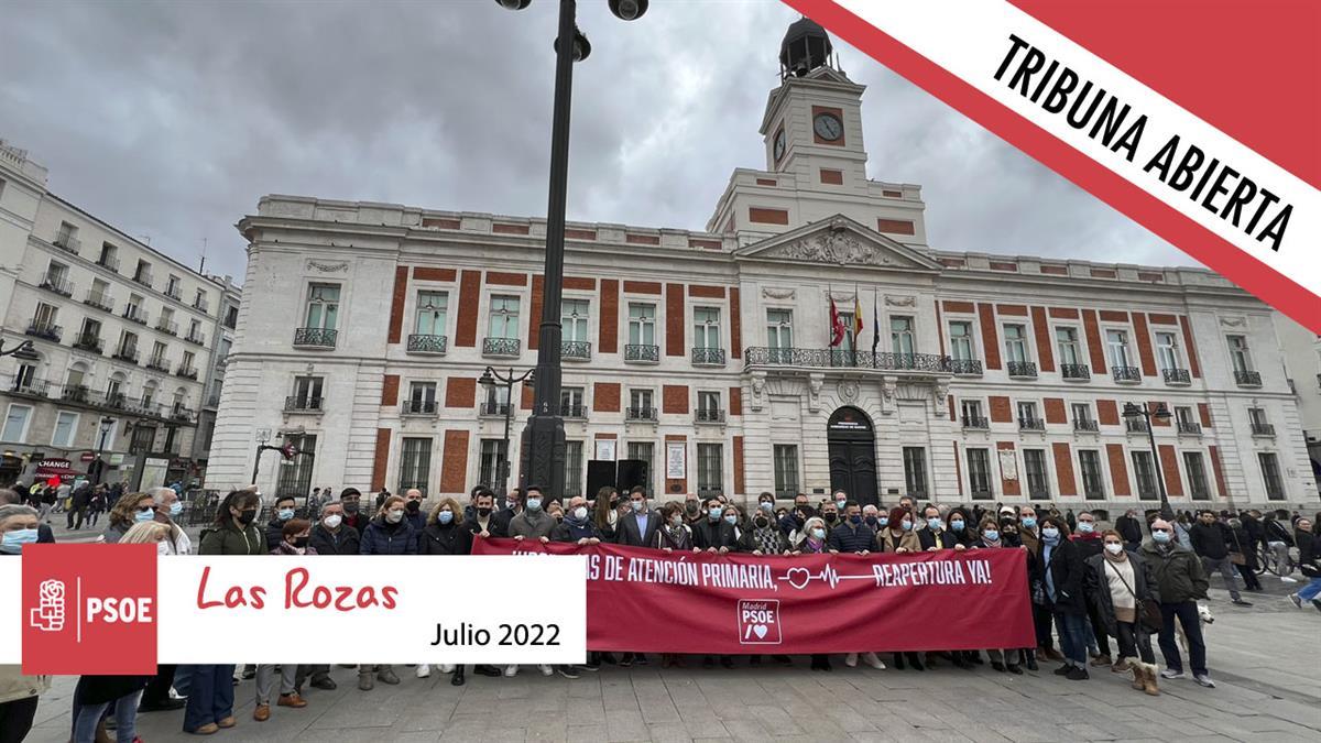 El PP cierra definitivamente el Servicio de Urgencias de Atención Primaria en Las Rozas