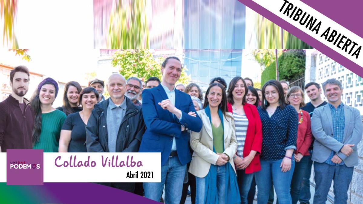 Este mes el grupo municipal Unidas Podemos Collado Villalba no tiene nada que decirnos 