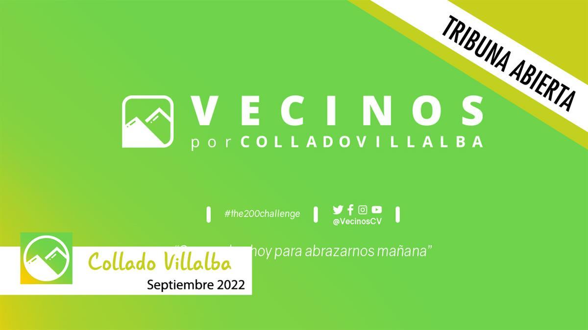 Vecinos por Collado Villalba no tiene nada que decirnos