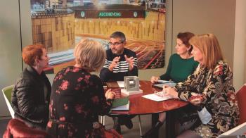 El vicealcalde, Sánchez Acera, ha recibido a la directora de la Unidad de Igualdad de Género