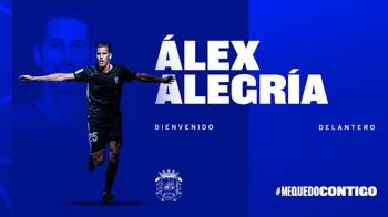 Alex Alegría llega cedido procedente del Mallorca y aportará su experiencia en Primera y Segunda División