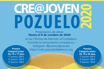 Lee toda la noticia 'Últimos días para participar en la edición del Certamen Cre@ Joven Pozuelo 2020'