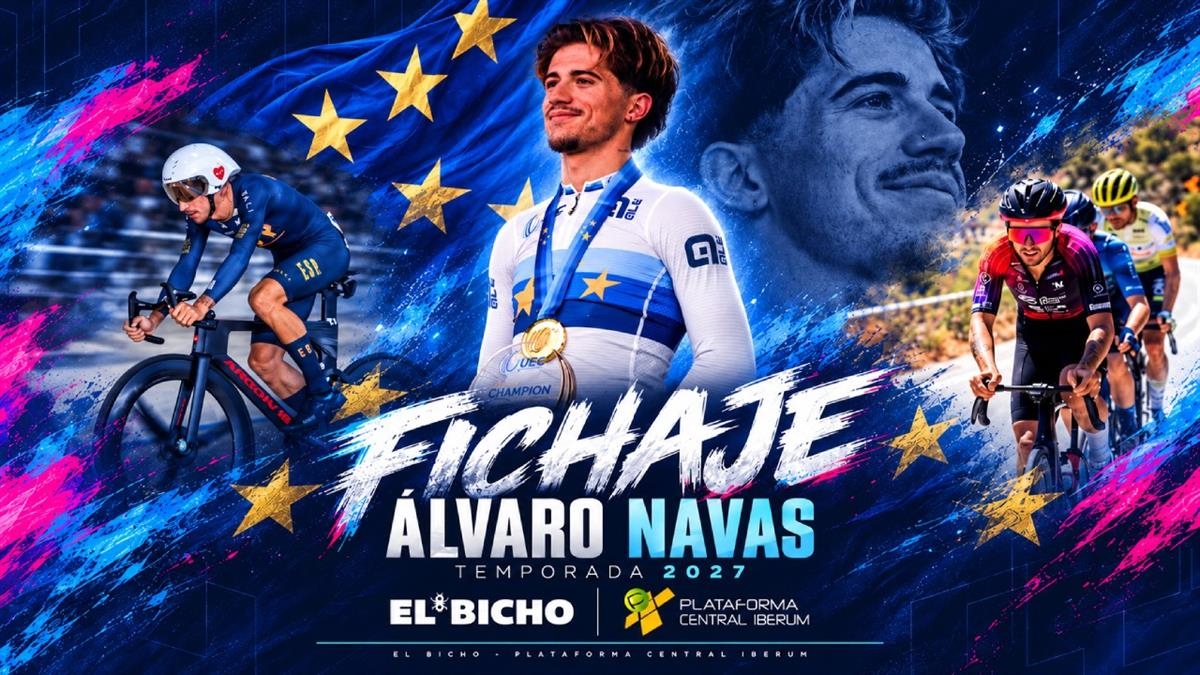 Álvaro Navas se incorpora a El Bicho – Plataforma Central Iberum para la temporada 2027