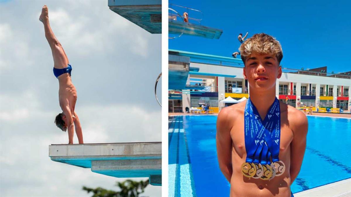 Ha ganado dos oros y tres platas en Palma de Mallorca