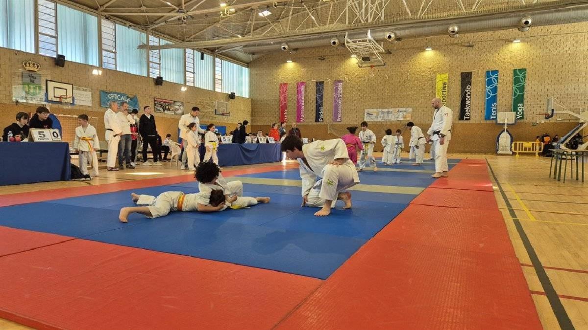 Alta participación en los campeonatos de judo y natación del C.D. Santiago Apóstol