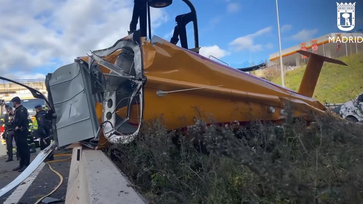 Hay tres heridos, dos graves y el tercero leve, conductor de otro vehículo
