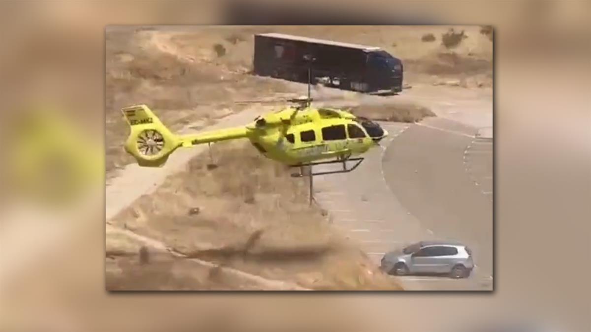 El vehículo salía de Ciempozuelos para trasladar a un herido por un tiroteo al hospital