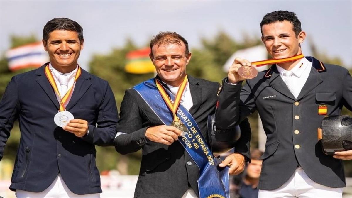 Mario Villapalos logró el bronce en el Campeonato de España Clásico de salto 1.40