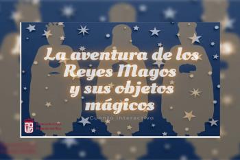
A la vez que conocen las calles del pueblo ayudan a los Reyes Magos 
