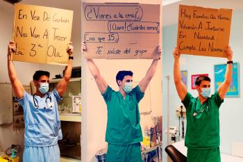 Lee toda la noticia 'Un médico madrileño se viraliza en redes por sus mensajes de concienciación'