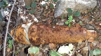 Los servicios de desactivación de explosivos procedieron a la inutilización de la carga explosiva