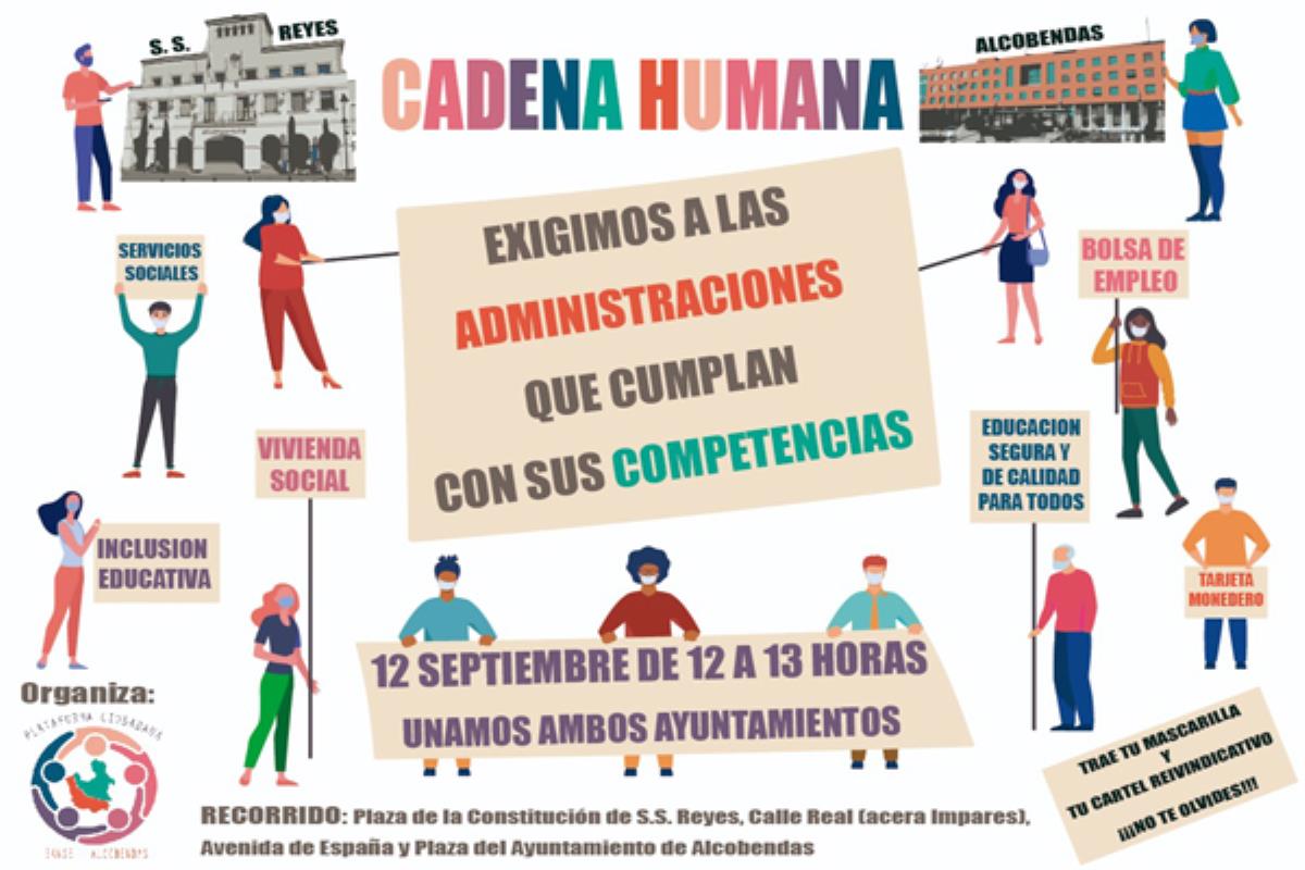 La Plataforma Ciudadana Sanse-Alcobendas se ha encargado de convocar esta acción