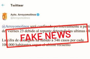 Lee toda la noticia 'Una 'fake new' sobre un confinamiento en Arroyomolinos circula por las redes'