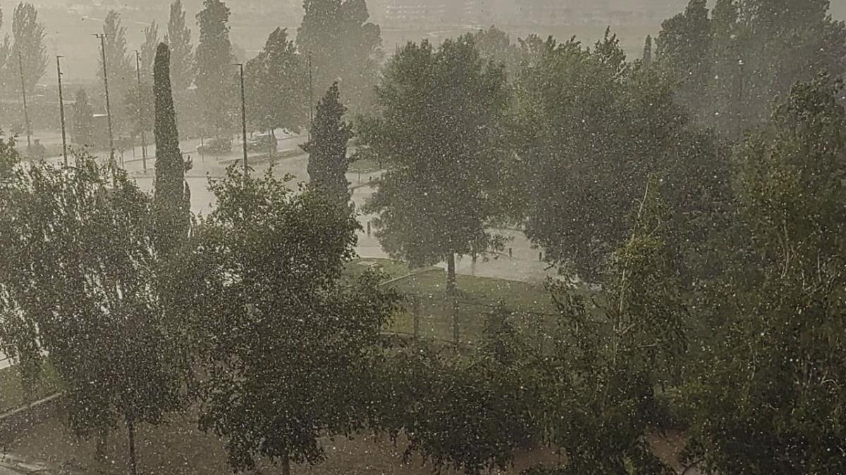 La granizada se ha podido sentir en varios puntos de la región