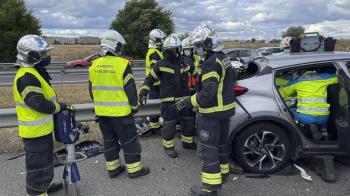 Lee toda la noticia 'Una herida tras sufrir un accidente en la M-50 a la altura de Fuenlabrada'