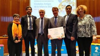 En un acto celebrado en el Ministerio de Juventud e Infancia, el alcalde, Jesús Moreno ha recogido el diploma acreditativo