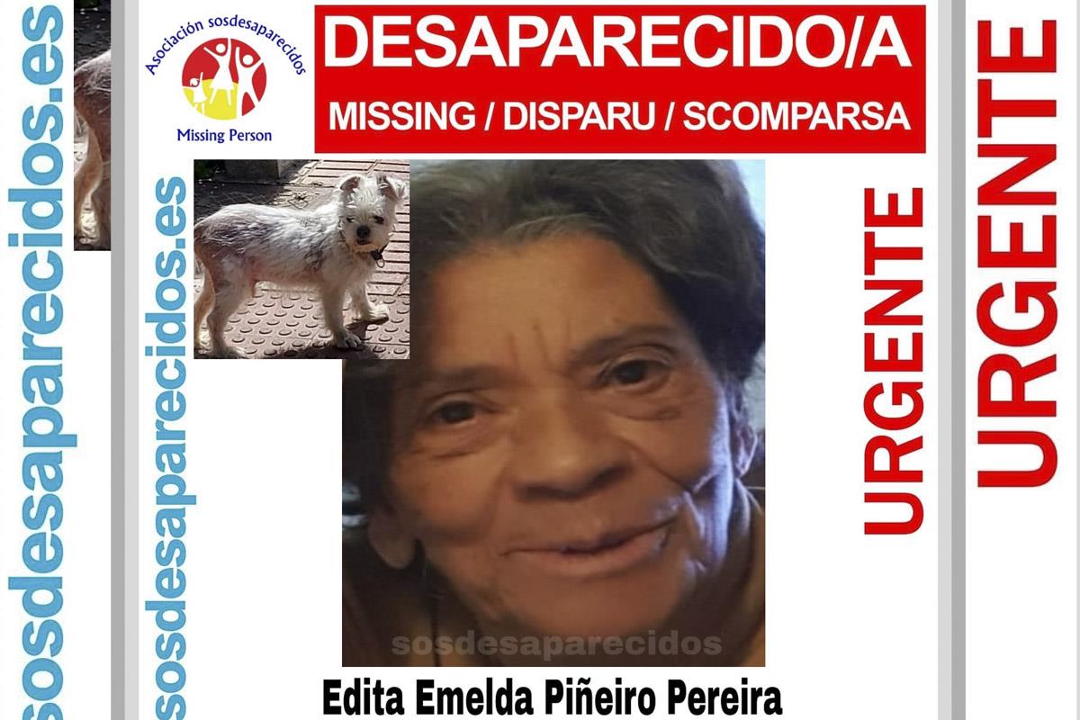 Edita lleva desaparecida, junto a su perro, desde el 20 de mayo
