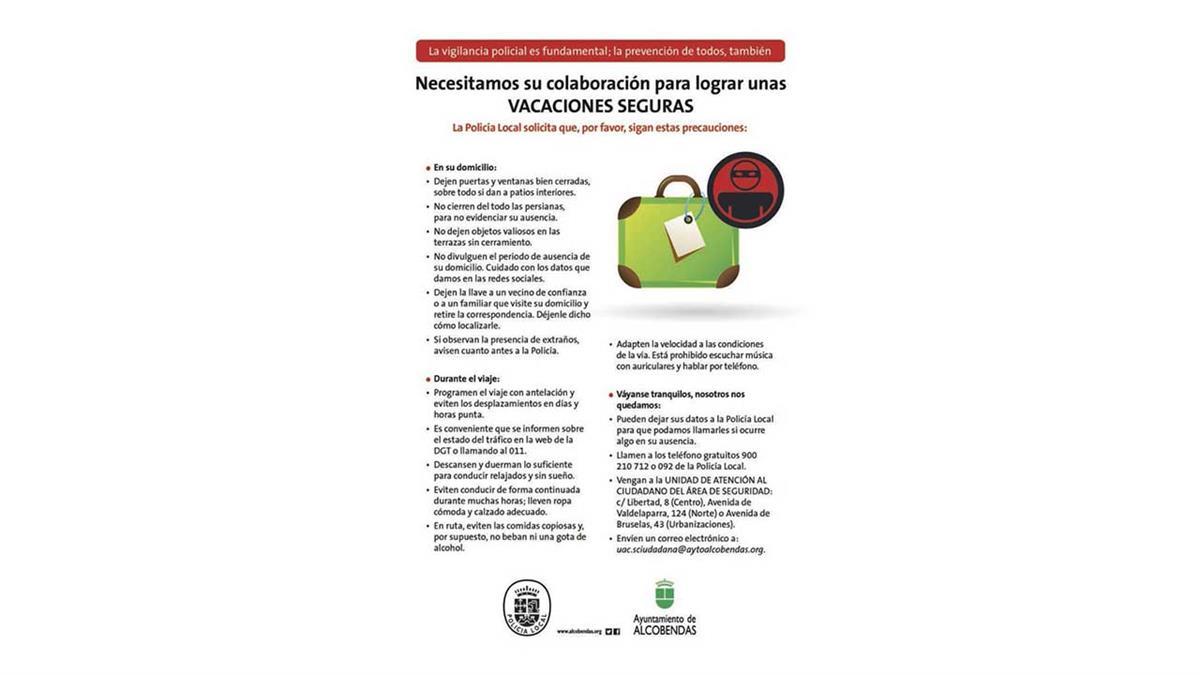 Las viviendas que quedan temporalmente deshabitadas pueden convertirse en el lugar elegido por algunos delincuentes
