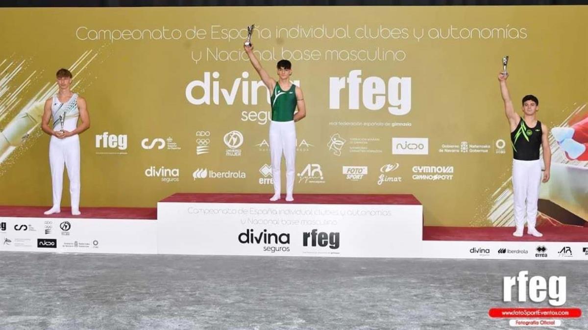 Rubén Rey fue oro en la categoría Vía Olímpica 8 