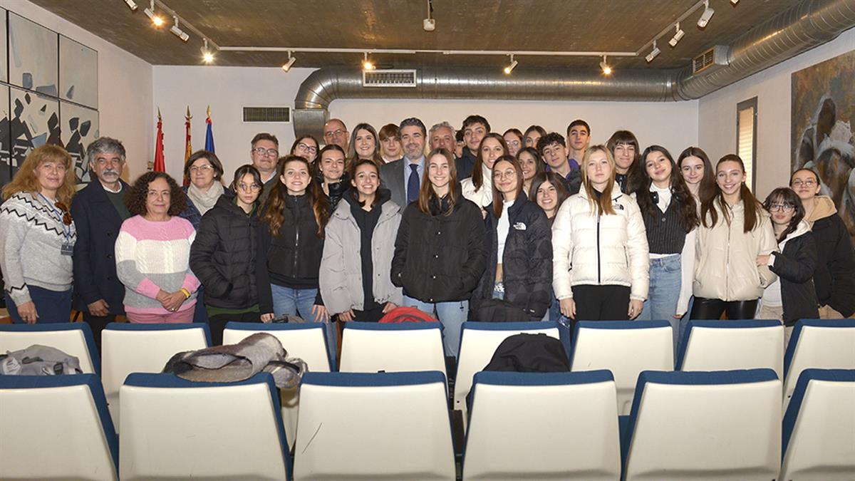 Los jóvenes participan en un programa de intercambio con el IES Villa de Valdemoro