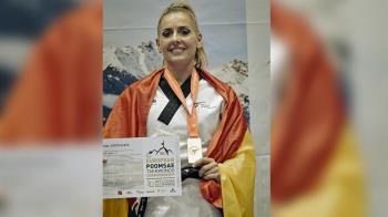 Vanesa Ortega, oro y plata en el Campeonato de Europa de Poomsae