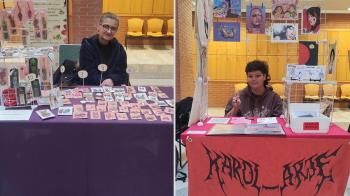 Hemos podido hablar con dos artistas locales, Pilar Aguado y Karol Arte