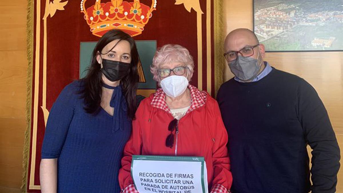 Quiere que la línea que llega hasta Collado Villalba tenga una parada en el hospital 