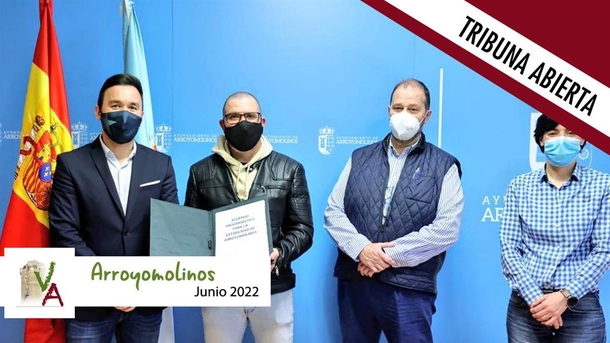 Vecinos por Arroyomolinos no nos ha enviado su tribuna este mes 