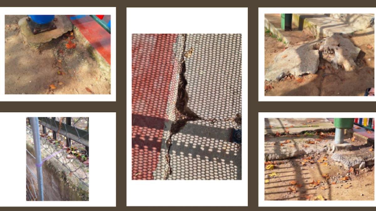 El grupo político pone el foco en goteras, humedades y desperfectos en distintas zonas