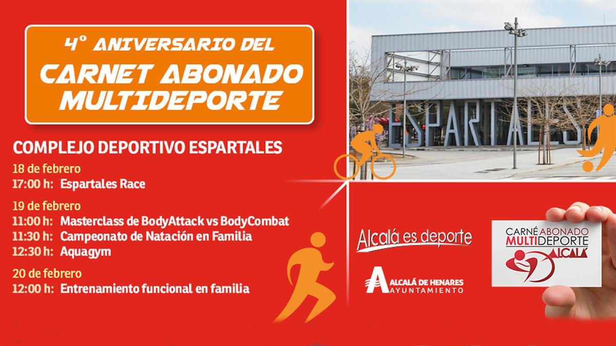 Los días 18, 19 y 20 de febrero el Complejo Deportivo de Espartales acoge una programación especial