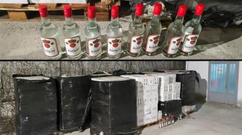 La Policía Local de la ciudad interviene más de 8.000 botellas de vodka ilegal