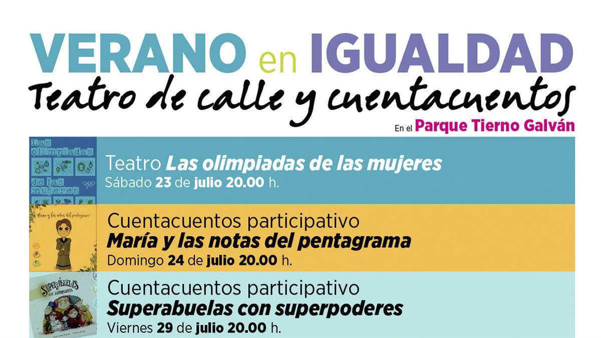 Todas las citas tendrán lugar en el parque Tierno Galván